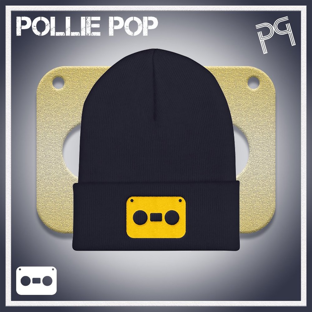 Gold Tape Beanie